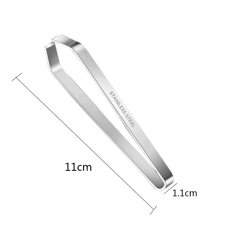 1Pcs 430 Stainless Steel Fish Bone Tweezers Pincer Clip Puller Remover Tongs Fish Bone Plucking Clamp Kitchen Gadgets Tools