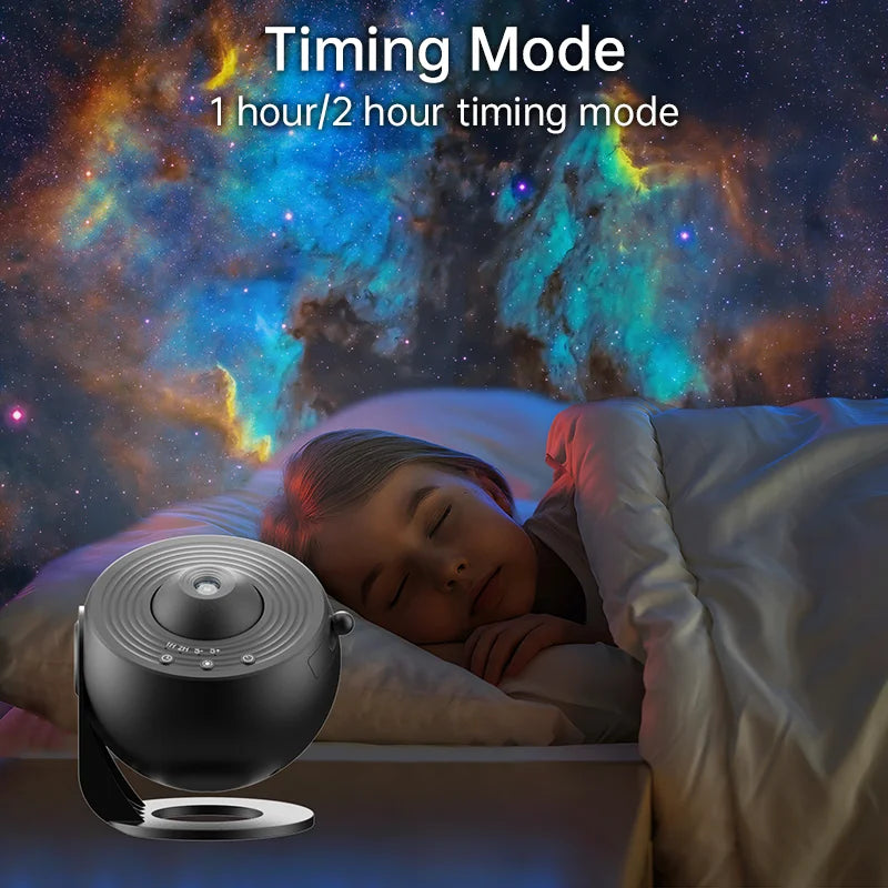 Galaxy Projector Night Light - Rotating Planetarium Lamp for Room Decor and Holiday Gifting