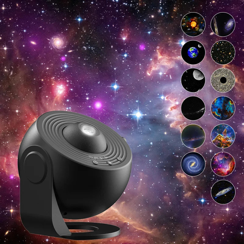 Galaxy Projector Night Light - Rotating Planetarium Lamp for Room Decor and Holiday Gifting