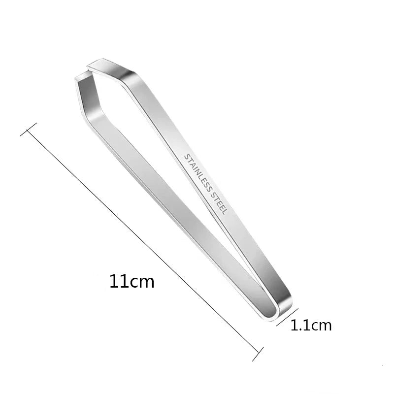 1Pcs 430 Stainless Steel Fish Bone Tweezers Pincer Clip Puller Remover Tongs Fish Bone Plucking Clamp Kitchen Gadgets Tools