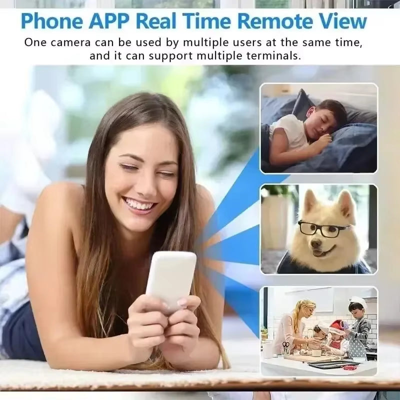 1080P HD Mini Camera Wifi Wireless HD Night Vision Camera Home X5 Remote Camera Kids Pet Safety Monitoring