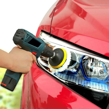 Universal 3/4-Inch Car Polish Pad for M10/M14 Soft Wool Machine Waxers - Car Body Polishing Discs and Cleaning Accessories