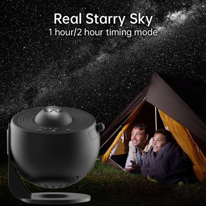 Galaxy Projector Night Light - Rotating Planetarium Lamp for Room Decor and Holiday Gifting