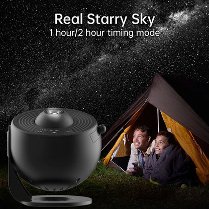 Galaxy Projector Night Light - Rotating Planetarium Lamp for Room Decor and Holiday Gifting